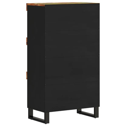 vidaXL Table d'appoint 60x33x107 cm Bois de récupération massif