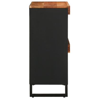 vidaXL Table console 85x33x75 cm Bois d'acacia massif