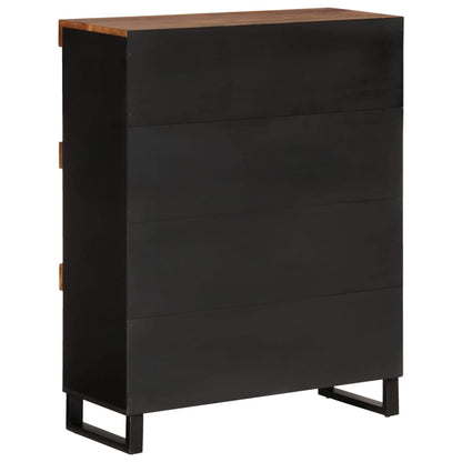 vidaXL Table d'appoint 85x33x107 cm en bois d'acacia massif