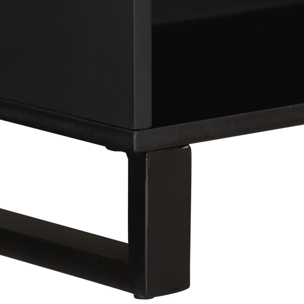 vidaXL Table d'appoint 85x33x107 cm en bois d'acacia massif