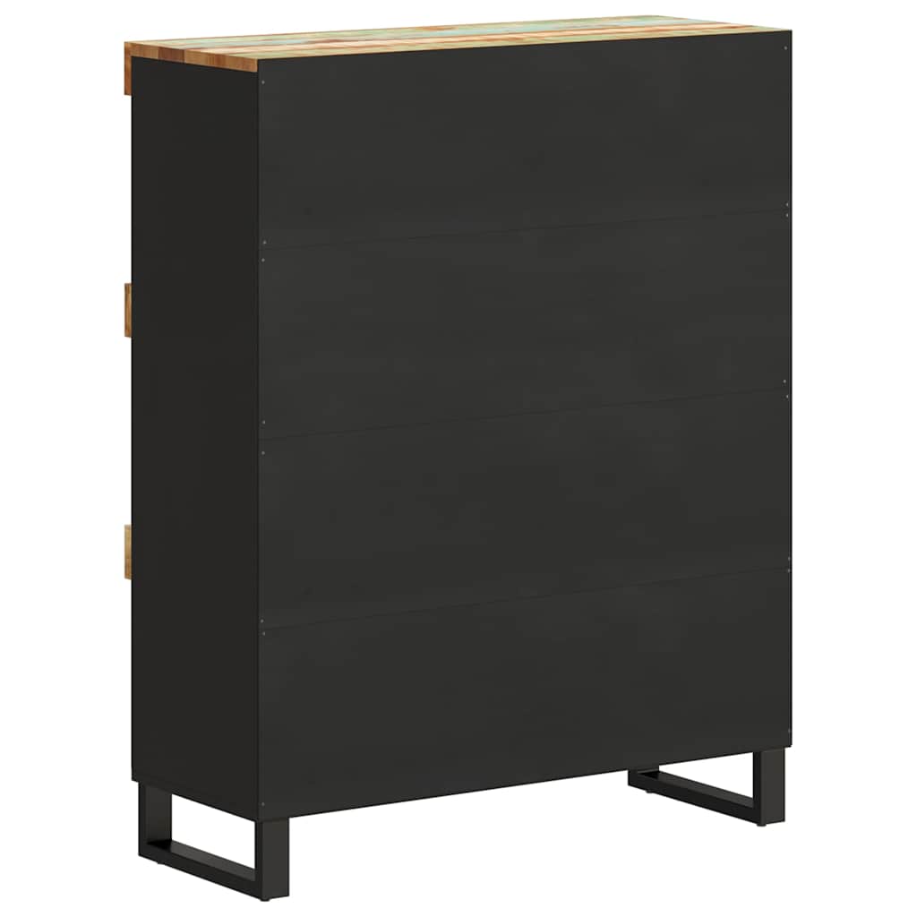 vidaXL Table d'appoint 85x33x107 cm en bois de récupération massif