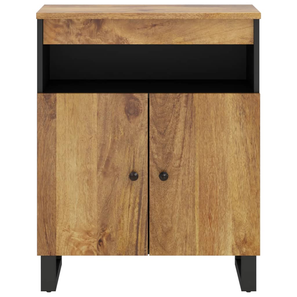 vidaXL Sideboard mit 2 Türen 60x33x75 cm Massivholz Mango