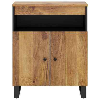 vidaXL Sideboard mit 2 Türen 60x33x75 cm Massivholz Mango