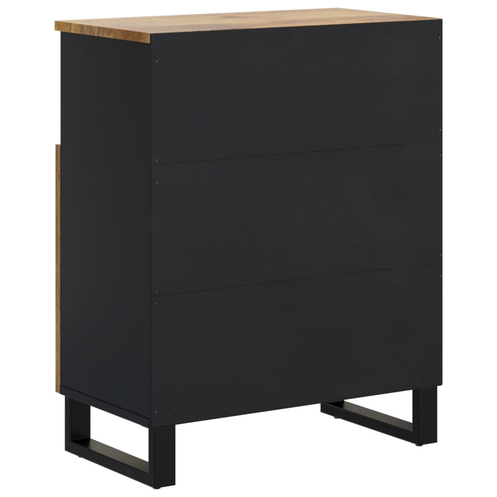 vidaXL Sideboard mit 2 Türen 60x33x75 cm Massivholz Mango