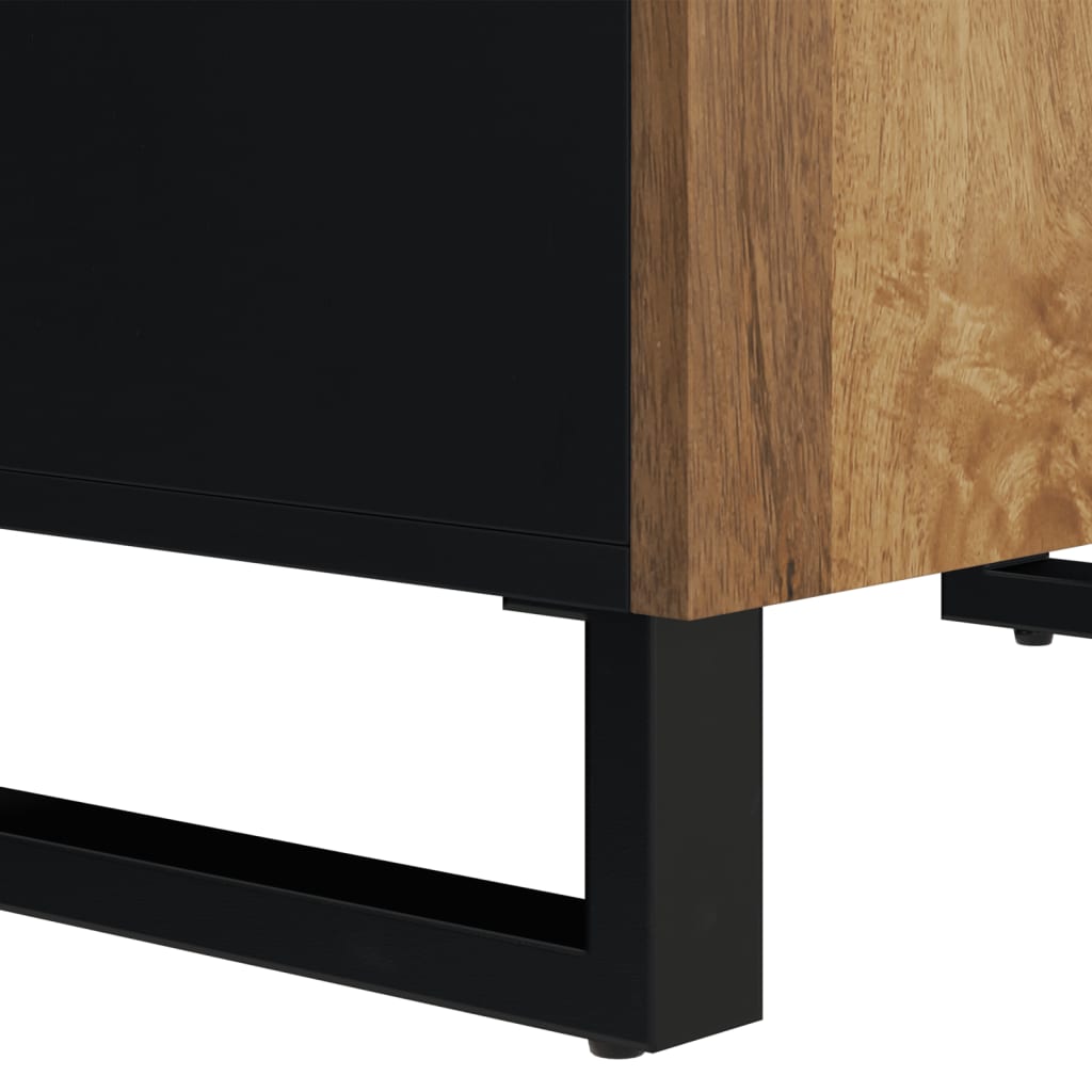 vidaXL Sideboard mit 2 Türen 60x33x75 cm Massivholz Mango