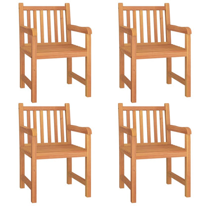 vidaXL Ensemble de salle à manger de jardin 5 pcs en teck massif