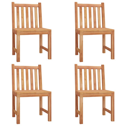 vidaXL 5-tlg. Garten-Essgruppe Massivholz Teak