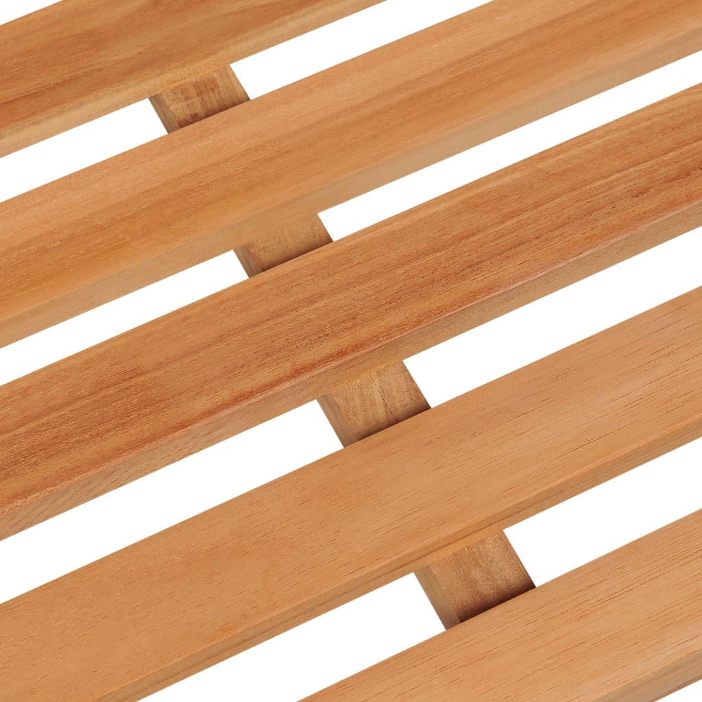 vidaXL 5-tlg. Garten-Essgruppe Massivholz Teak
