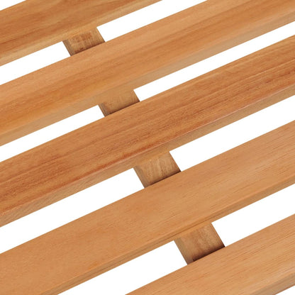 vidaXL 5-tlg. Garten-Essgruppe Massivholz Teak