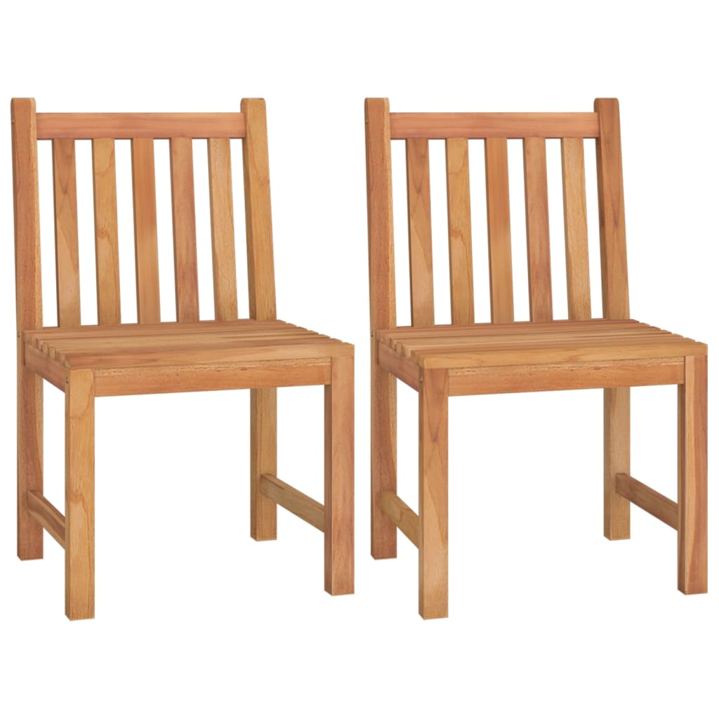 vidaXL 5-tlg. Garten-Essgruppe Massivholz Teak