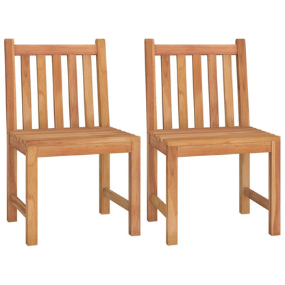 vidaXL 5-tlg. Garten-Essgruppe Massivholz Teak