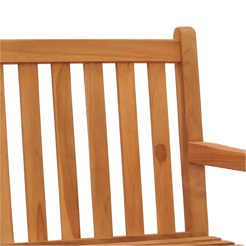 vidaXL 5-tlg. Garten-Essgruppe Massivholz Teak