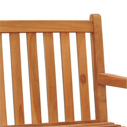 vidaXL 5-tlg. Garten-Essgruppe Massivholz Teak