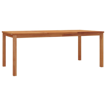 vidaXL 5-tlg. Garten-Essgruppe Massivholz Teak