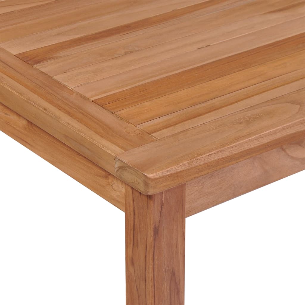 vidaXL 5-tlg. Garten-Essgruppe Massivholz Teak