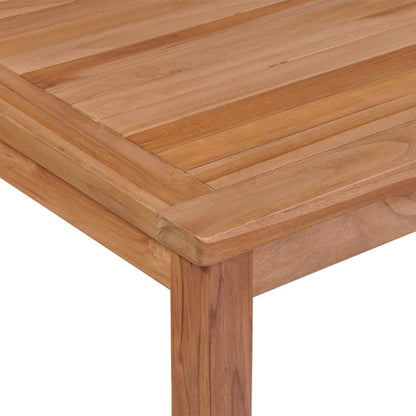 vidaXL 5-tlg. Garten-Essgruppe Massivholz Teak