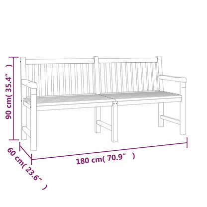vidaXL 5-tlg. Garten-Essgruppe Massivholz Teak