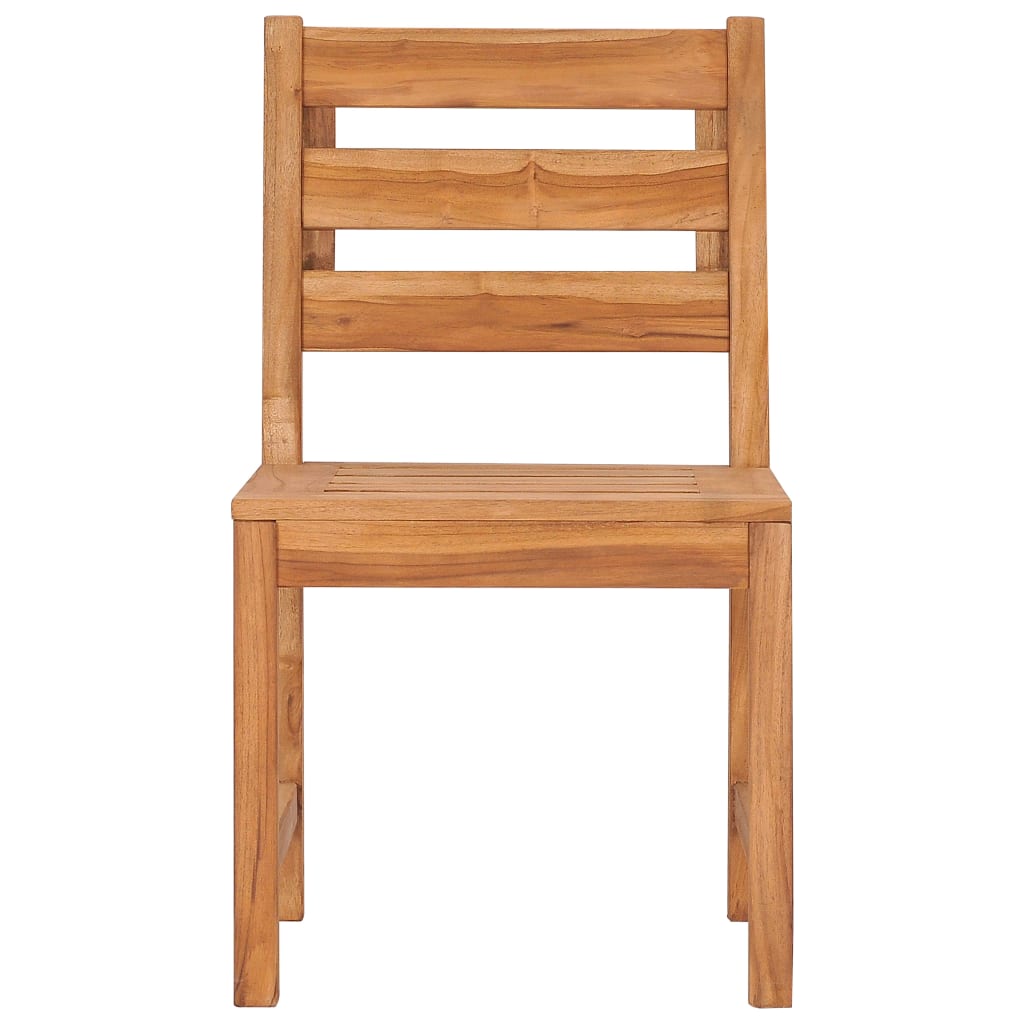 vidaXL Gartenstühle 6 Stk. Massivholz Teak