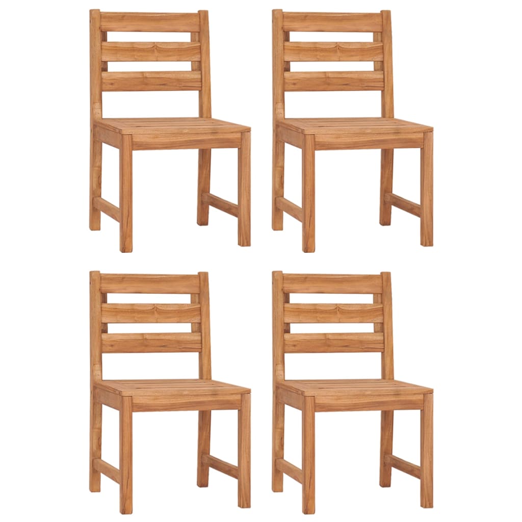 vidaXL 5-tlg. Garten-Essgruppe Massivholz Teak
