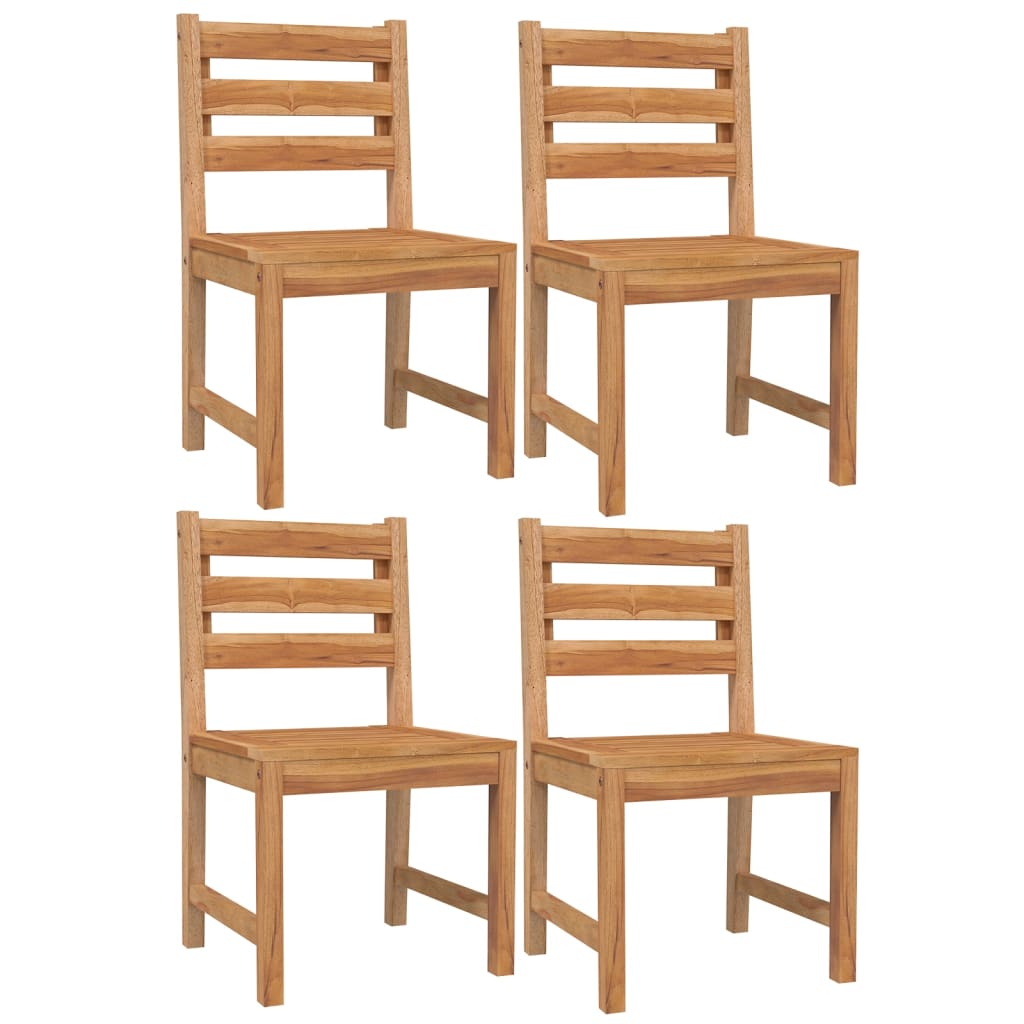 vidaXL Ensemble de salle à manger de jardin 5 pcs en teck massif