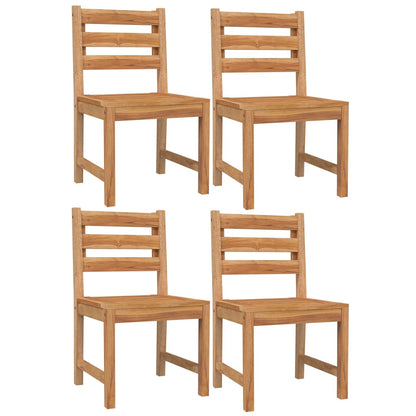 vidaXL Ensemble de salle à manger de jardin 5 pcs en teck massif