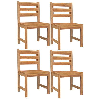 vidaXL Ensemble de salle à manger de jardin 5 pcs en teck massif