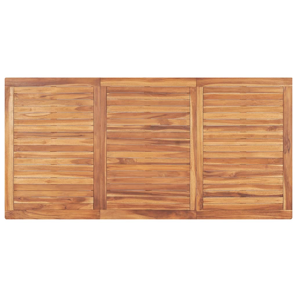 vidaXL 5-tlg. Garten-Essgruppe Massivholz Teak