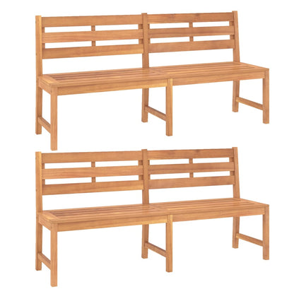 vidaXL Ensemble de salle à manger de jardin 5 pcs en teck massif