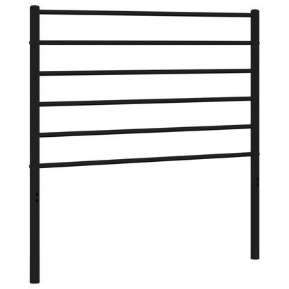 vidaXL Ersatz-Kopfteil Metall Schwarz 80 cm