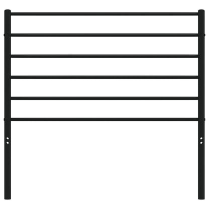 vidaXL Ersatz-Kopfteil Metall Schwarz 80 cm