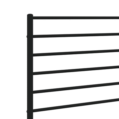 vidaXL Ersatz-Kopfteil Metall Schwarz 80 cm