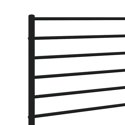 vidaXL Ersatz-Kopfteil Metall Schwarz 90 cm
