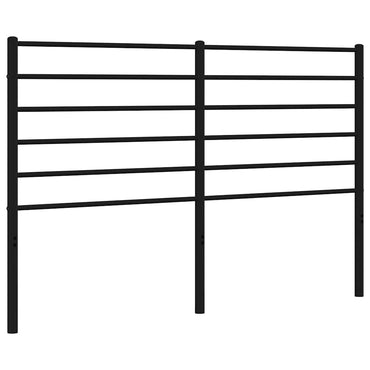 vidaXL Ersatz-Kopfteil Metall Schwarz 120 cm