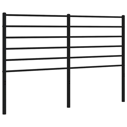 vidaXL Ersatz-Kopfteil Metall Schwarz 150 cm