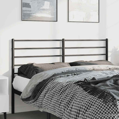 vidaXL Ersatz-Kopfteil Metall Schwarz 150 cm