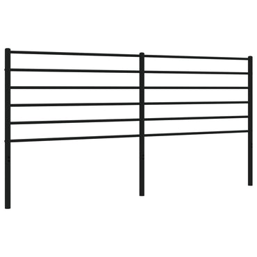 vidaXL Ersatz-Kopfteil Metall Schwarz 200 cm