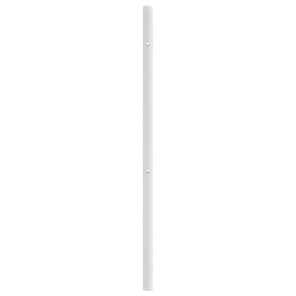 vidaXL Ersatz-Kopfteil Metall Weiß 90 cm
