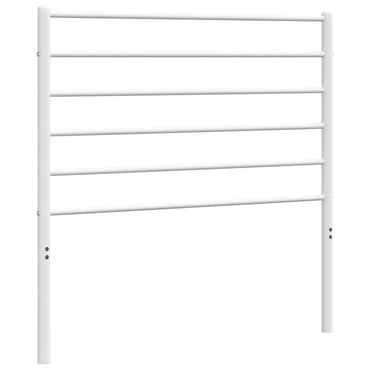 vidaXL Ersatz-Kopfteil Metall Weiß 100 cm