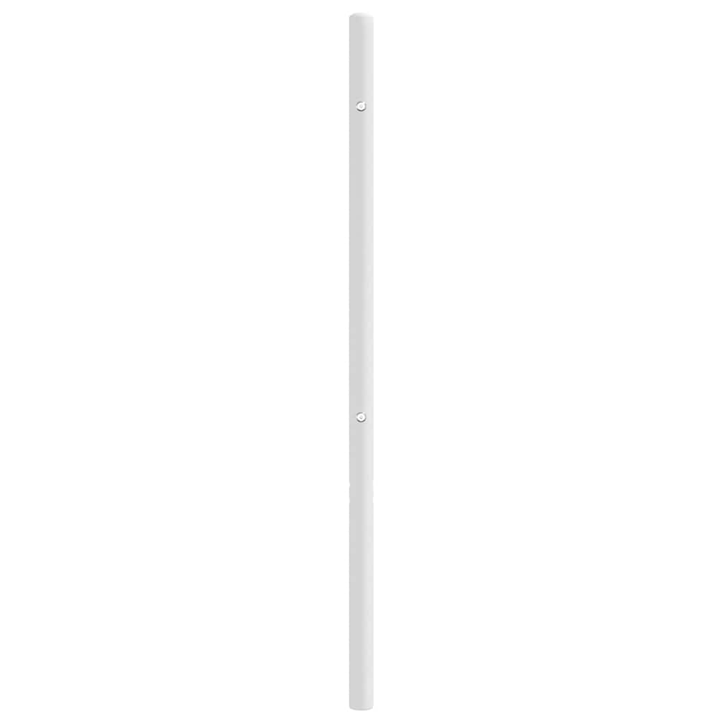 vidaXL Ersatz-Kopfteil Metall Weiß 100 cm