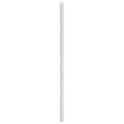 vidaXL Ersatz-Kopfteil Metall Weiß 107 cm