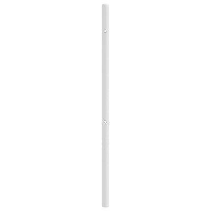 vidaXL Ersatz-Kopfteil Metall Weiß 135 cm