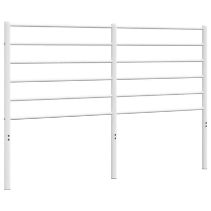 vidaXL Ersatz-Kopfteil Metall Weiß 150 cm