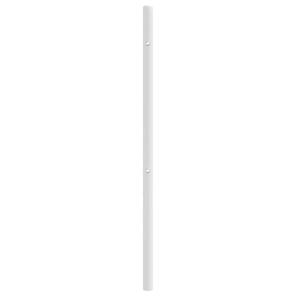 vidaXL Ersatz-Kopfteil Metall Weiß 150 cm