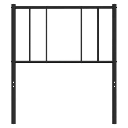 vidaXL Ersatz-Kopfteil Metall Schwarz 100 cm