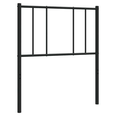 vidaXL Ersatz-Kopfteil Metall Schwarz 107 cm