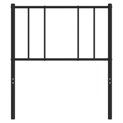 vidaXL Ersatz-Kopfteil Metall Schwarz 107 cm