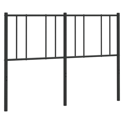 vidaXL Ersatz-Kopfteil Metall Schwarz 135 cm