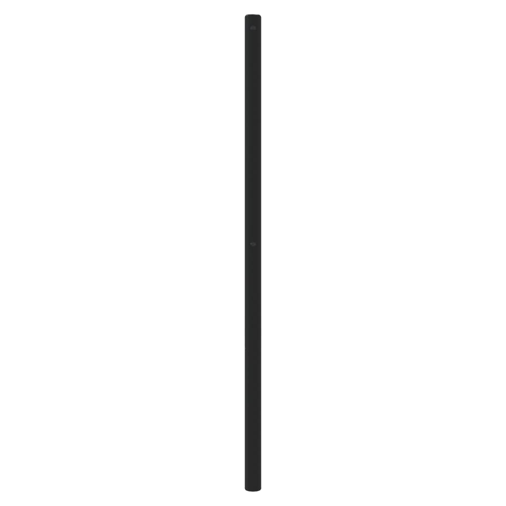 vidaXL Ersatz-Kopfteil Metall Schwarz 135 cm