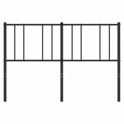 vidaXL Ersatz-Kopfteil Metall Schwarz 140 cm