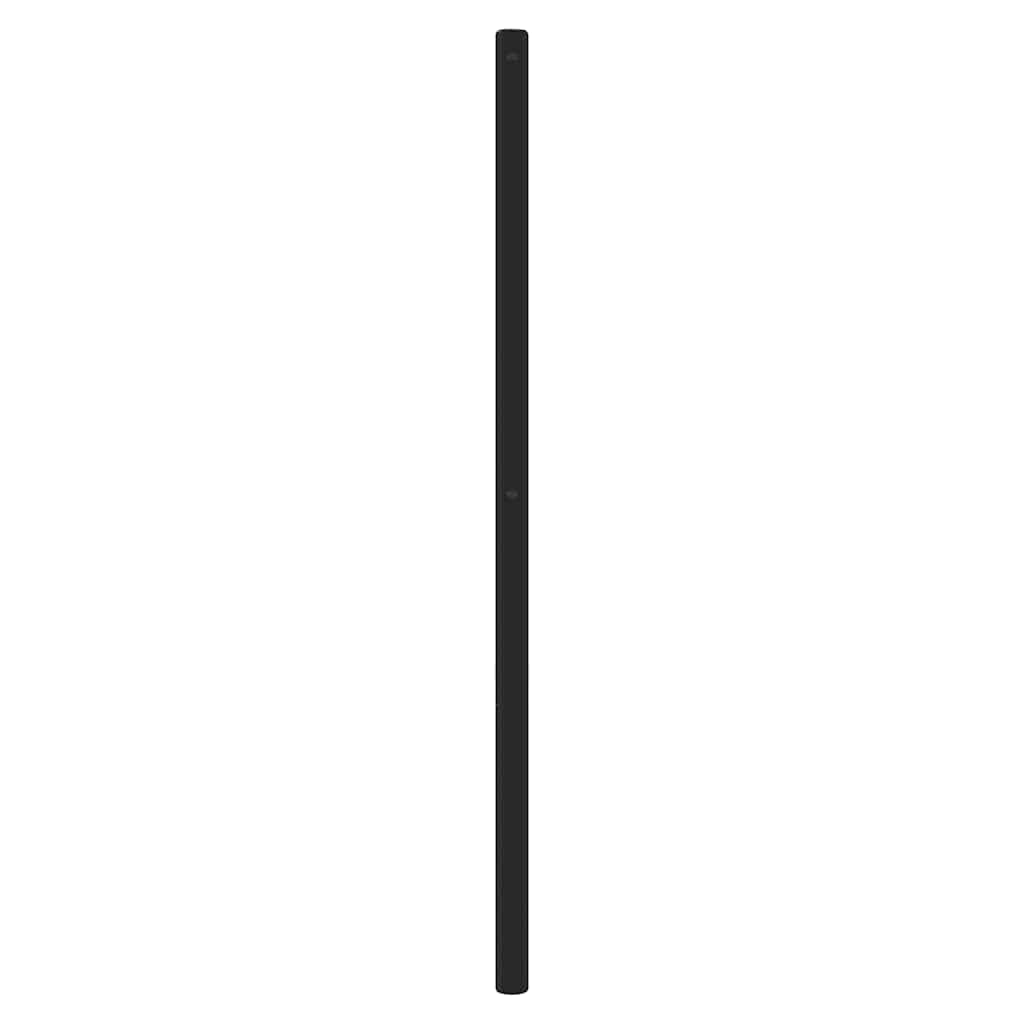 vidaXL Ersatz-Kopfteil Metall Schwarz 140 cm